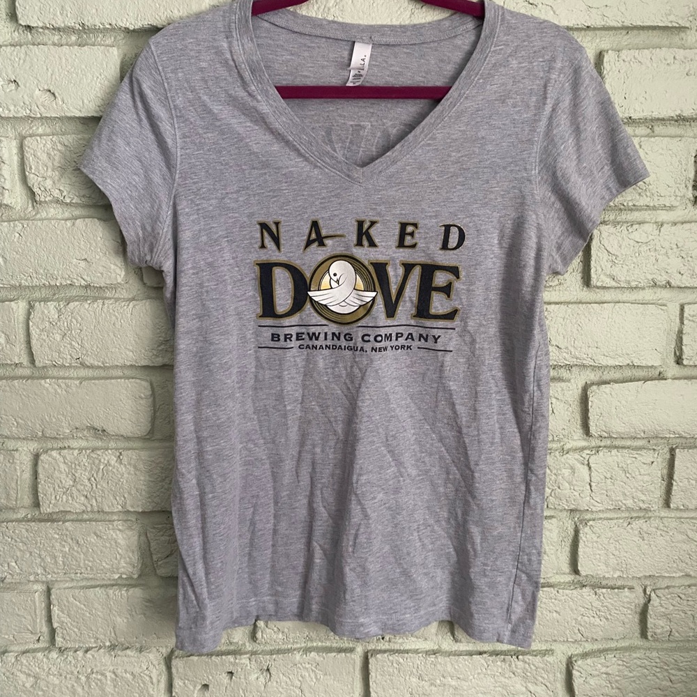 Abella Gray Fitted Short Sleeve Tee